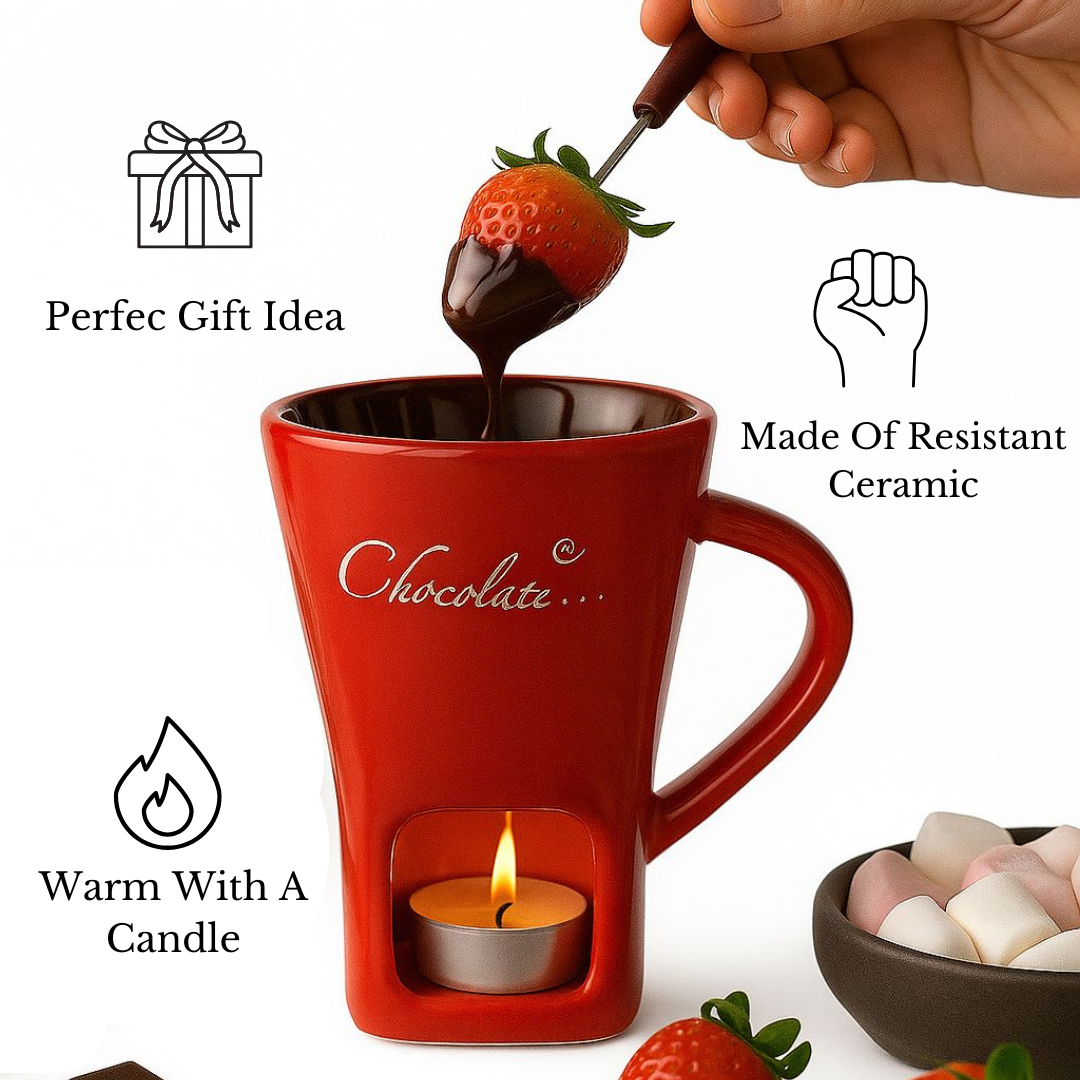 Ceramic Chocolate Fondue Mug