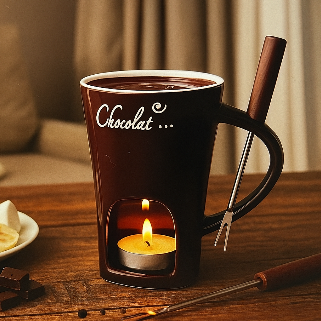 Ceramic Chocolate Fondue Mug